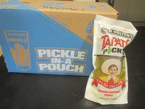 lot 20 image: 12 Pickle In-A-Pouch Tapatio Flavored Best by Sept 2024