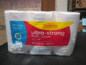 lot 50 image: 12 Mega Rolls Ultra Strong 2-Ply Bath Tissue