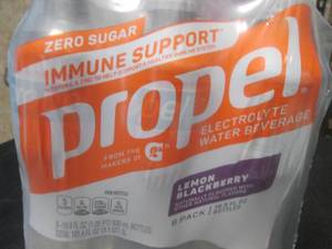 lot 87 image: 2 - 6-Packs Lemon Blackberry Propel 16.9oz Bottles Best by Jan 2024