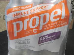 lot 88 image: 2 - 6-Packs Lemon Blackberry Propel 16.9oz Bottles Best by Jan 2024