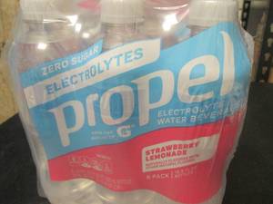 lot 89 image: 2 - 6-Packs Strawberry Lemonade Propel 16.9oz Bottles Best by Jan 2024
