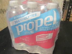 lot 90 image: 2 - 6-Packs Strawberry Lemonade Propel 16.9oz Bottles Best by Jan 2024