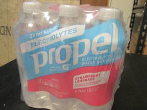 lot 91 image: 2 - 6-Packs Strawberry Lemonade Propel 16.9oz Bottles Best by Jan 2024