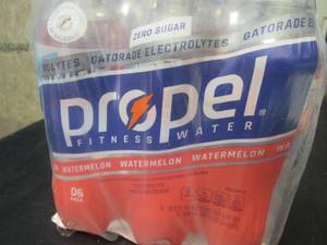 lot 93 image: 2 - 6-Packs Watermelon Propel 16.9oz Bottles Best by Jan 2024