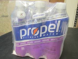 lot 96 image: 2 - 6-Packs Grape Propel 16.9oz Bottles Past Date