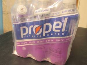 lot 97 image: 2 - 6-Packs Grape Propel 16.9oz Bottles Past Date