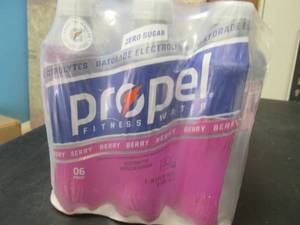 lot 100 image: 2 - 6-Packs Berry Propel 16.9oz Bottles Best by Jan 2024