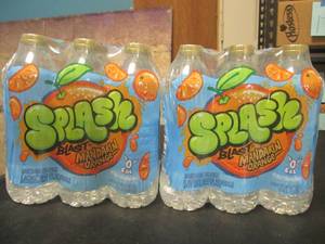 lot 112 image: 2 - 6-Packs Mandarine Orange Splash Blast Water 16.9oz Bottles