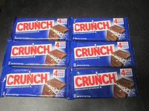 lot 145 image: 6 - 4pc Share Pack Crunch Candy Bars Best by Feb 2024