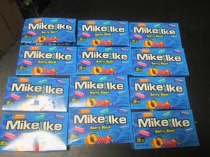 lot 162 image: 12 Boxes Mike and Ike Berry Blast Candy Best by Dec 2024