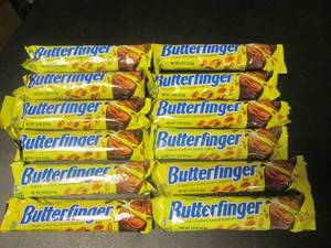 lot 168 image: 12 Butterfinger Candy Bars Past Date