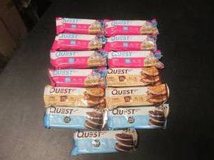 lot 177 image: 13 Assorted Quest Protein Bars Past Date