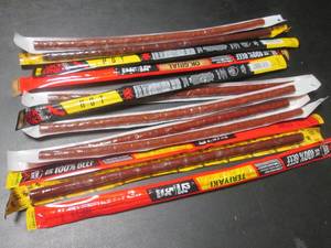 lot 192 image: 12 Assorted Jack Links Snack Sticks Dates Vary In and Out of Date