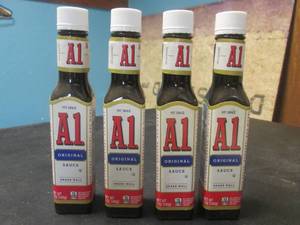 lot 208 image: 4 Bottles of A1 Original Sauce 5oz Bottles Best by June 2025
