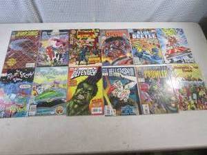 lot 300 image: 12 Assorted Random Comic Books Incl...