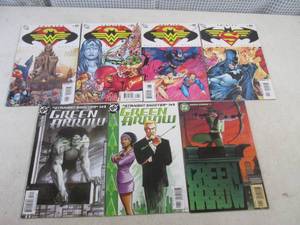 lot 301 image: 7 DC Comics 4 Trinity and 3 Green A...