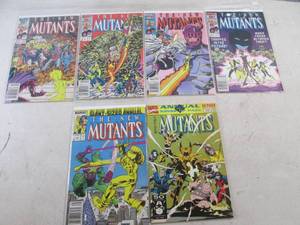 lot 308 image: 6 Marvel New Mutants - 4 Comics #s...