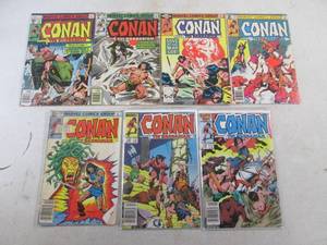 lot 322 image: 7 Marvel ConanThe Barbarian Comics ...