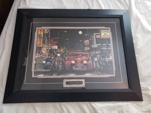 lot 43 image: Sunset Blvd David Mann Art Print