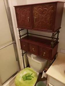 lot 51 image: Over the Toilet Cabinet