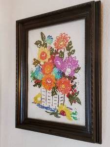 lot 68 image: Home Wall Decor Flower Art