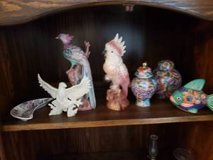 lot 79 image: Birds, Fish, Small Urns