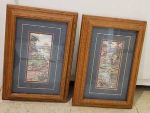 lot 140 image: Pair of Home Decor Pictures