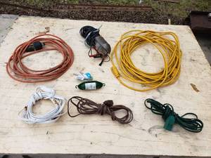 Extension Cords and Trouble Light