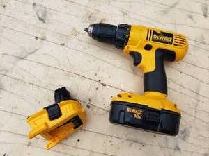 18v Dewalt Drill with Battery Adapter