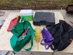 Cooler, Bags, Empty  Plastic Case and More