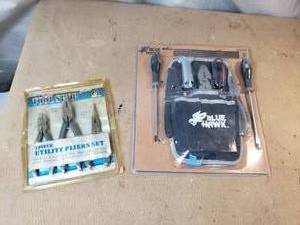 Plier Set and Bluehawk Tool Set
