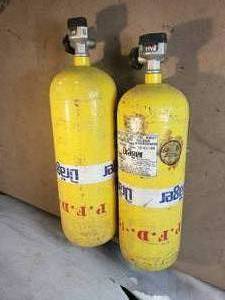Fireman Oxygen Tanks