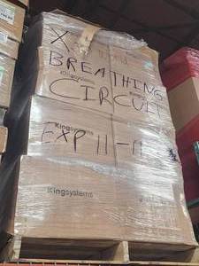 lot 21 image: MSRP $6600  24 Cases (20eacs) NEW King Systems D360-6121Z Universal F2 Anesthesia Breathing Circuit 1125 Expiration
