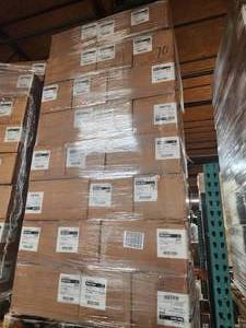 lot 5-C image: MSRP $6300  70 Cases (300eacs) NEW MediChoice 77729 Blue Fluid-Resistant Shoe Cover - Durable Polypropylene Fully Elasticized and Non-Conductive - Universal Size
