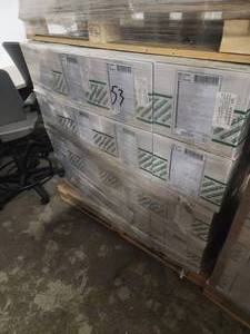 lot 51 image: MSRP $2400  32 Cases (35eacs) Intersurgical 7295000 ClearLite Adult Disposable Orange Seal 22F Non-PVC Anaesthetic Face Masks with Hook Rings - Size 5 Adult Large
