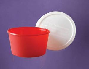 lot 24 image: MSRP $12,000  80 Cases (250eacs) MediChoice 8 oz. (1 Cup)&nbspStorage Containers WWhite Lids - Perfect For Valentines DayOrganizing BeadsNails Etc - Bonus These Containers Can Be Frozen Without Cracking 