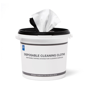 lot 20-B image: MSRP $1500  20 Cases (6eacs) NEW Medline EVS70111R 12x12 Disposable Dry Wipes Cleaning Cloths&nbspJanitor Wipe Shop Rag&nbsp6-Pack Refill Kit - Bucket Sold Separately & Not Included
