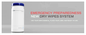 lot 27 image: MSRP $1100  12 Cases (10eacs) NEW Klen DW120 Disposable 8x8 Dry Wipes&nbspCleaning Cloths&nbspJanitor Wipe Shop Rag&nbspSystem With Canisters - Add Your Own Chemical Free Cleaning Solution To The Canisters