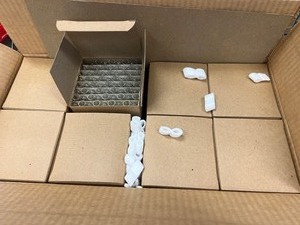 lot 18 image: 8 Boxes Of 6 Dozen - Pyrex Glass Culture Tubes 100 x 12.5mm