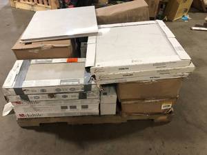 Pallet of Mixed Assorted Ceramic Flooring Various Models and Conditions  Customer Returns See Pictures