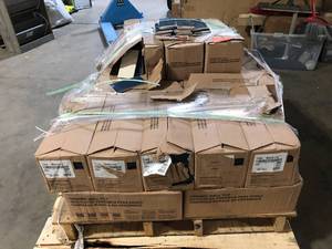28 Boxes of Daltile Restore 3 in. x 6 in. Glazed Ceramic Denim Blue Subway Tile (12.5 sq. ft.case) Customer Returns See Pictures