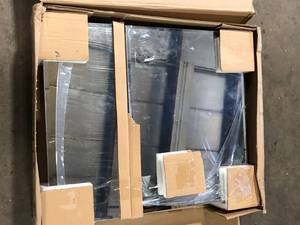 26 in. W x 30 in. H Rectangular Medicine Cabinet with Mirror Customer Returns See Pictures