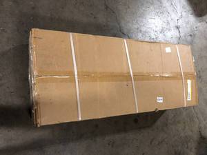 Husky 4 ft. Solid Wood Top Workbench in Black with Pegboard and 1 Drawer Customer Returns See Pictures
