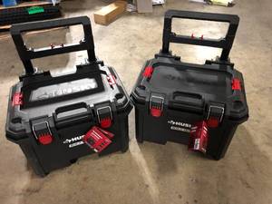 Lot of 2 Husky Build-Out Rolling Tool Box Customer Returns See Pictures