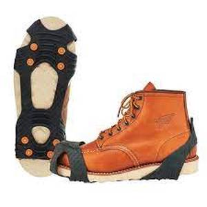 TREX Mens L Black 1-Piece Ice Traction Device by Ergodyne   Customer Returns See Pictures