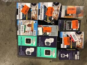 lot 27 image: Lot of Assorted Wyze Cams and Sight Bulbs Various Models and Conditions  Customer Returns See Pictures