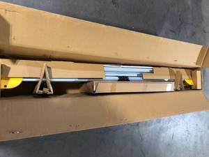 lot 31 image: DEWALT 29 lbs. Heavy Duty Miter Saw Stand with 500 lbs. Capacity  Customer Returns See Pictures