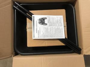 lot 33 image: 100 lbs. Capacity ATV Mounted All Purpose Broadcast Spreader for Rock Salt, Feed, Seed and Fertilizer    Customer Returns See Pictures