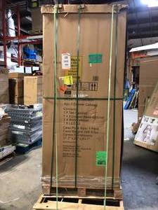 lot 40 image: Husky 4-Piece Heavy Duty Welded Steel Garage Storage System in Black (92 in. W x 81 in. H x 24 in. D)  Customer Returns See Pictures