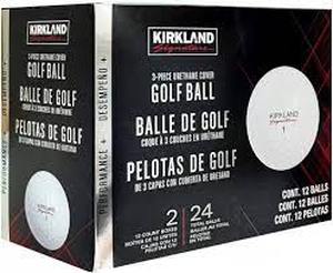 lot 8 image: Kirkland Signature Golf Balls, 2-dozen White